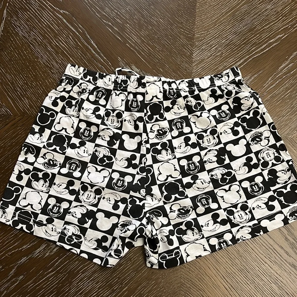 Disney PJ set tank top and checkered boxer shorts Size S - Picture 9 of 17